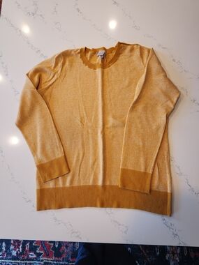 Banana Republic Golden Yellow Crewneck Sweater